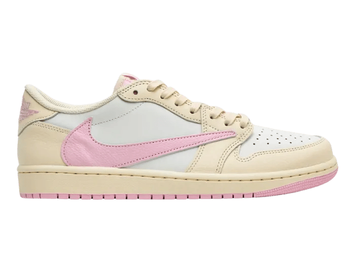 Travis Scott's Air Jordan 1 Low in Muslin and Pink is Dropping May